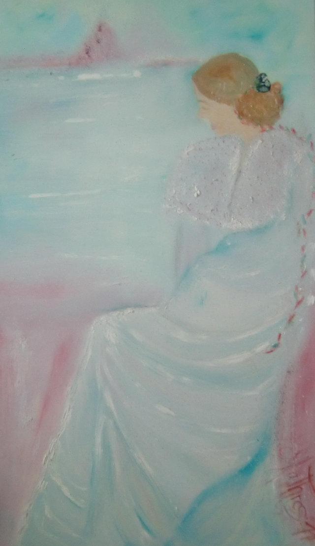 Am-Meer l auf Leinw. 70x120cm