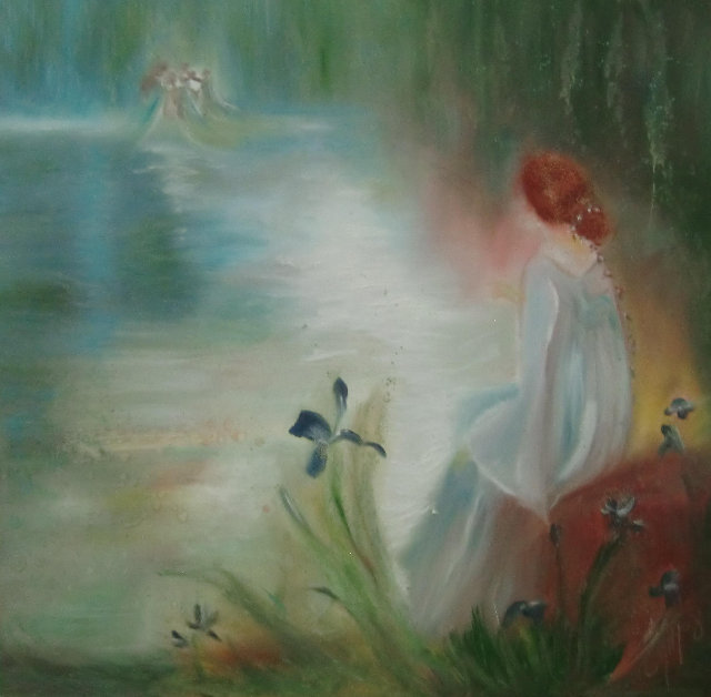 Boten-der-Liebe l auf Leinw. 100x100cm verkauft