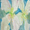 Clematis l auf Holz 100x200cm verkauft