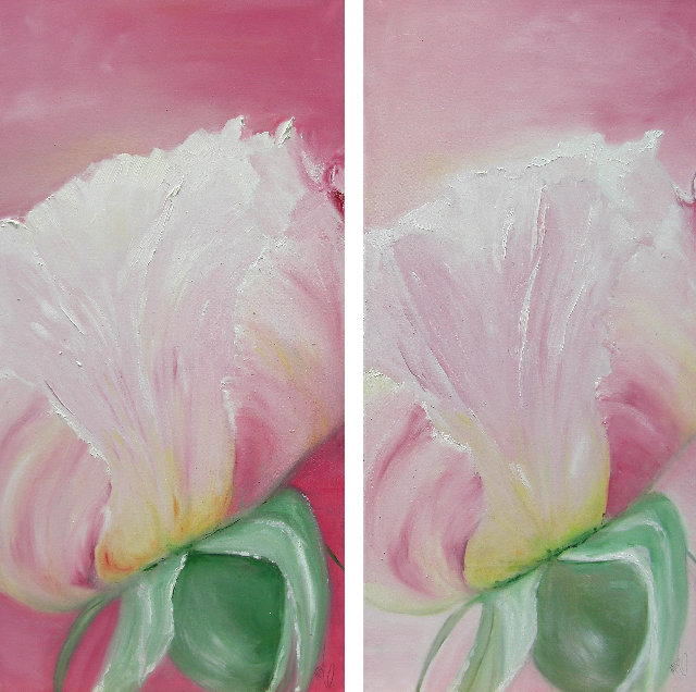 Die-Liebenden l auf Leinw. je 50x100cm