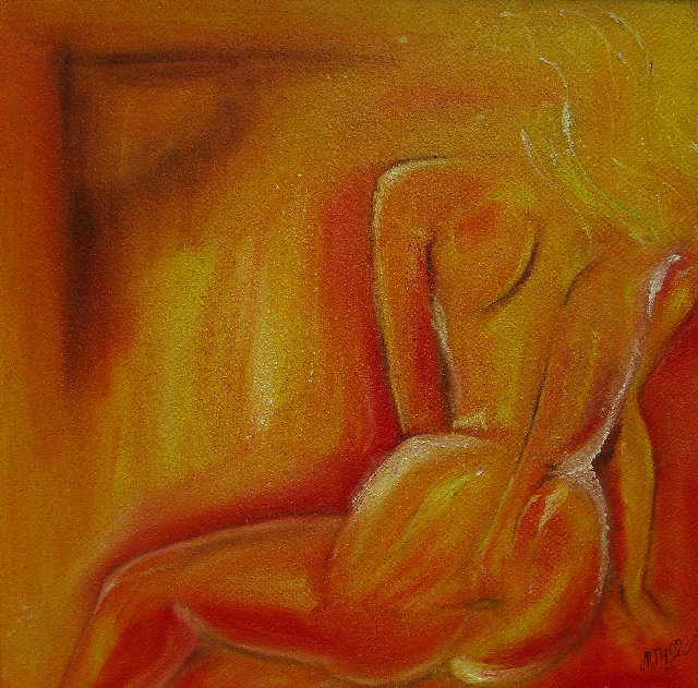 Emanuelle l auf Leinw. 100x100cm verkauft