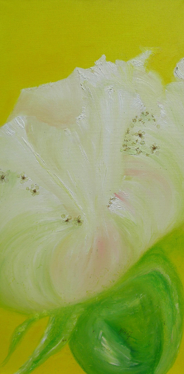 Erblhen-I l auf Leinw. 50x80cm verkauft