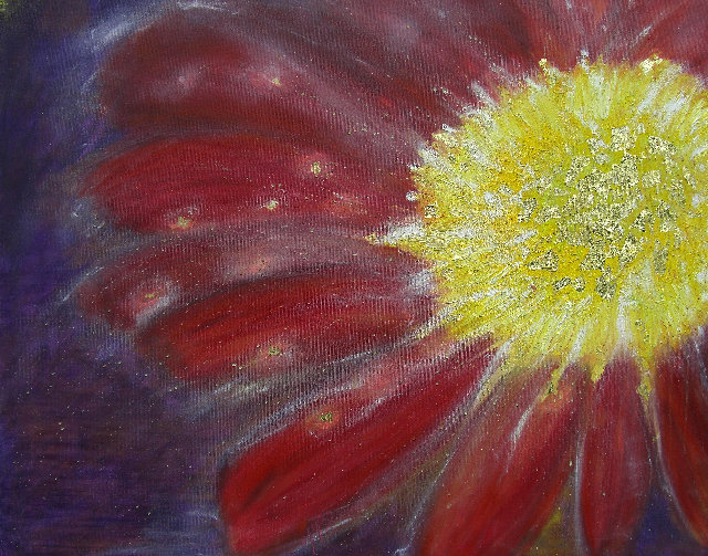 Sternschnuppe l auf Leinw. 80x100cm