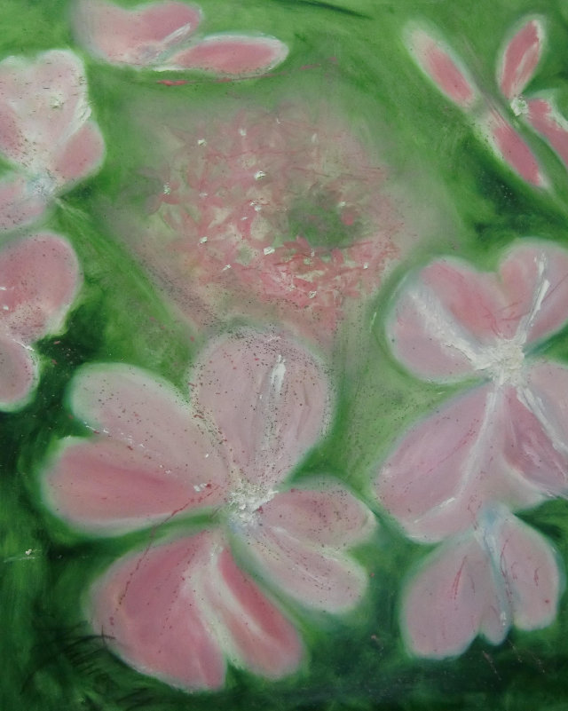 Umgeben-vom-Glck l auf Leinw. 90x110cm