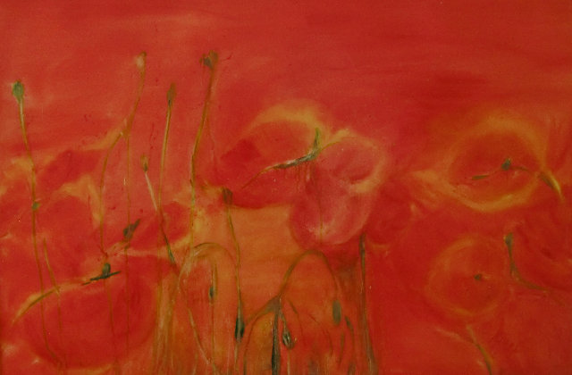 Vereinigung l auf Leinw. 80x120cm