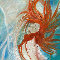 Wasserspiele l auf Holz 120x140cm