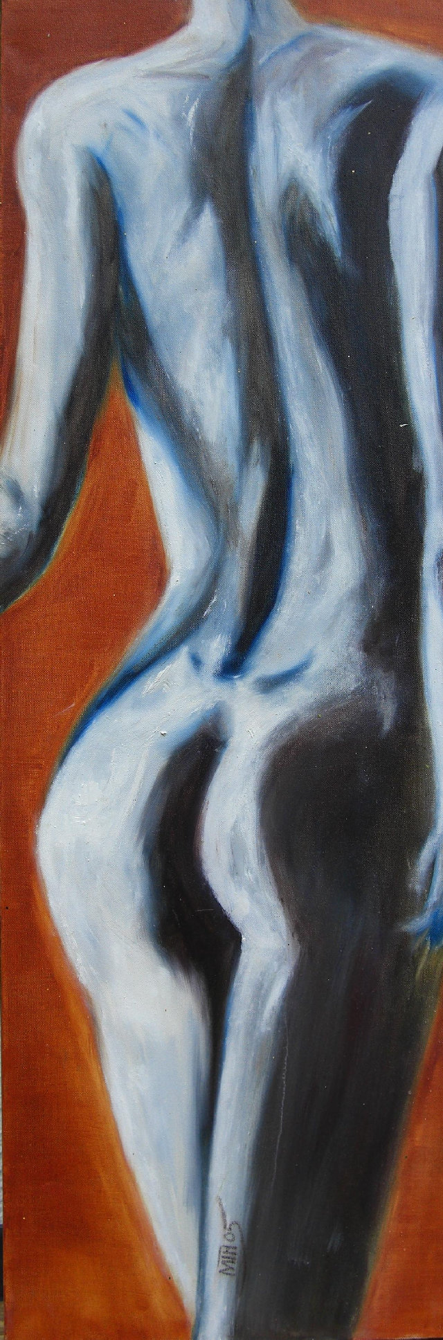 Weiblichkeit l auf Leinw. 40x120cm